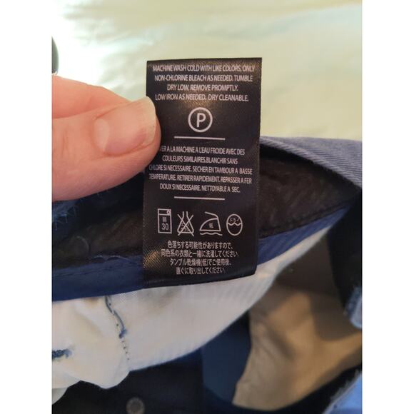 Volcom Men's 40 Monty Shorts Blue Casual Cotton Blend Chino Flat Front - Picture 6 of 10